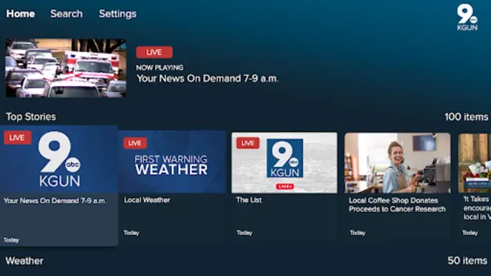 KGUN 9 Tucson News android App screenshot 0